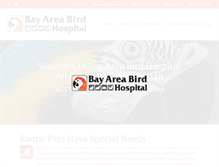 Tablet Screenshot of bayareabirdhospital.com